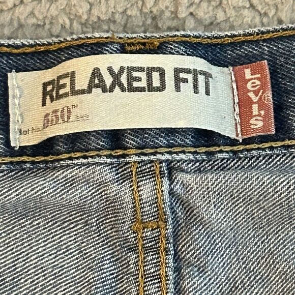 Levis Mens 550 Relaxed Fit Jeans Size 38x30 Measures 36 X 281/2 Workwear Dadcore - Picture 2 of 16